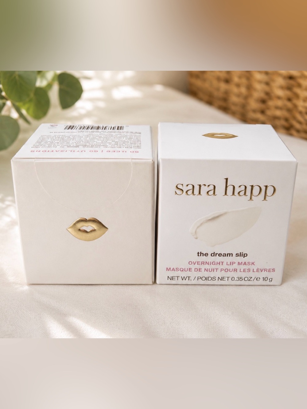 Sara Happ Dream Slip Overnight Lip Mask Duo Set NEW | Luxury Lip Care